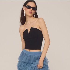 Anthropologie Maeve NWT strapless corset top, Sz L, sol out @anthro